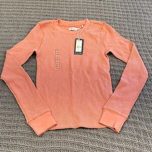 NWT Alpine Design waffle women’s long sleeve pink size XS
